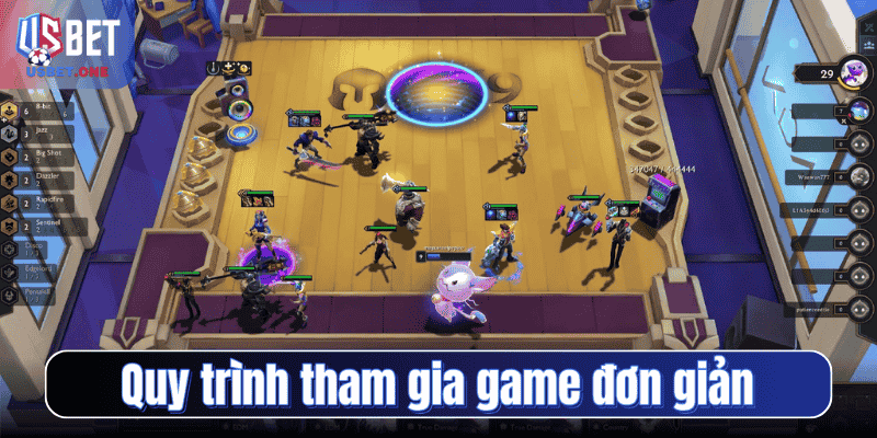 Quy trình tham gia game đơn giản